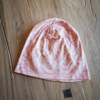 Beanie Gr. 56-58 rosa/Muster
